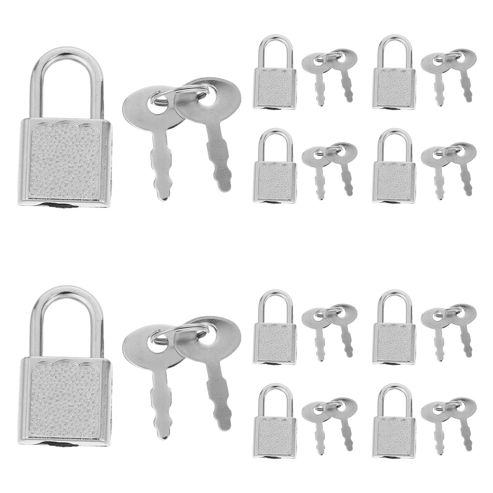 Backpack Lock Combo - 10セット ミニ海賊ロックキーコンボ ヴィンテージメタルチェストロック 旅行バッグ、スーツケース、バックパック、ツールボックス、ジュエリーボックス、木製ボックス、日記帳用