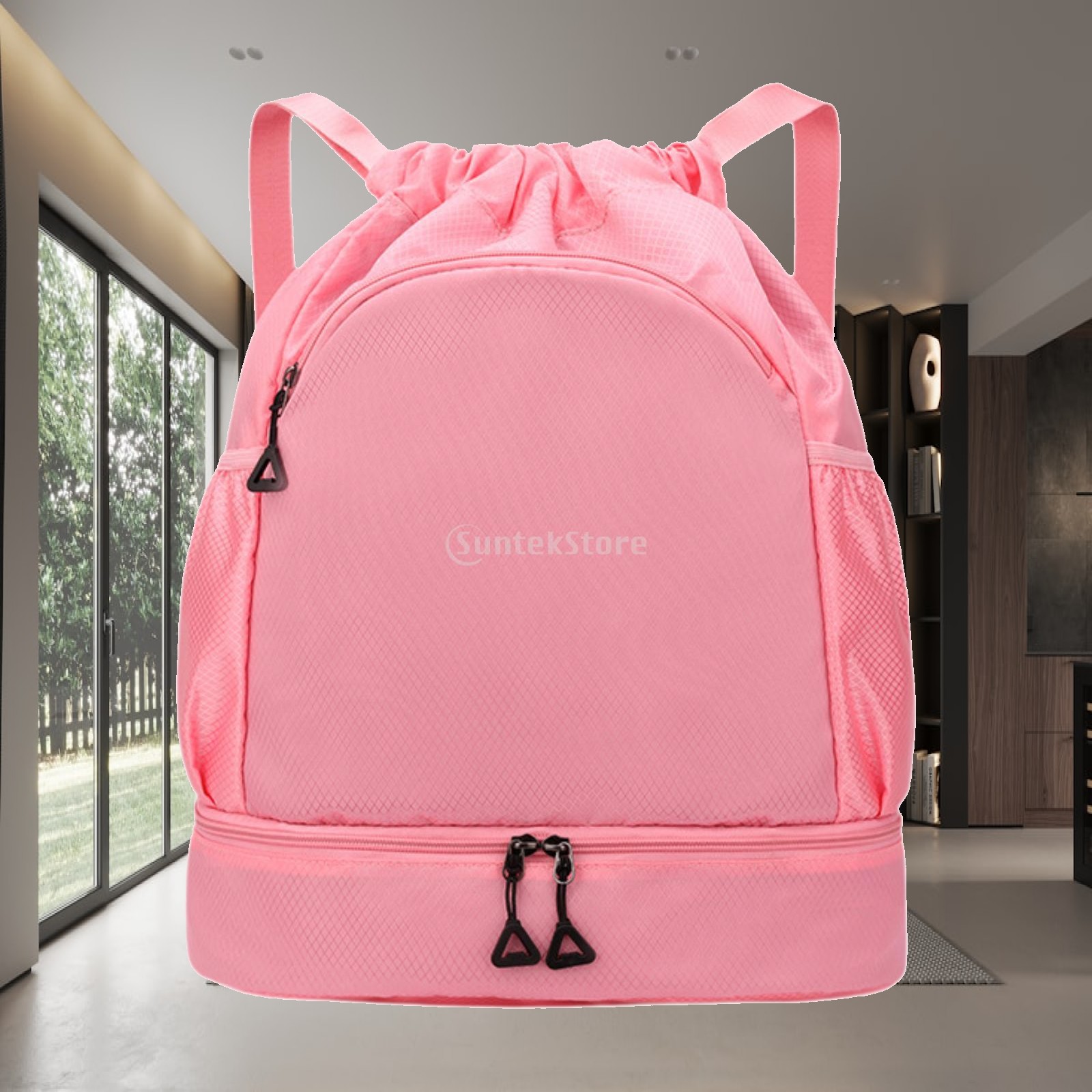 Drawstring Gym Bag - サックパックオーガナイザー アウトドアギフト ポータブル スイムスポーツ 巾着バックパック ジムバッグ