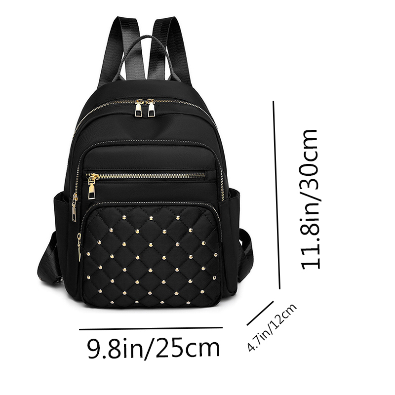 日常着用に適した柔らかい生地の女性用バックパック、サイドポケ - Canvas Backpack Casual のレビューと価格