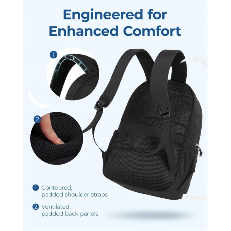 OUIO ファッションキルティングパフィーラップトップバック - Laptop Backpack 15.6 のレビューと価格