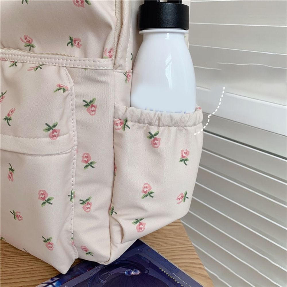 高品質ガールズトラベルバッグプリントバックパック大容量学生用 - Canvas Backpack Casual のレビューと価格