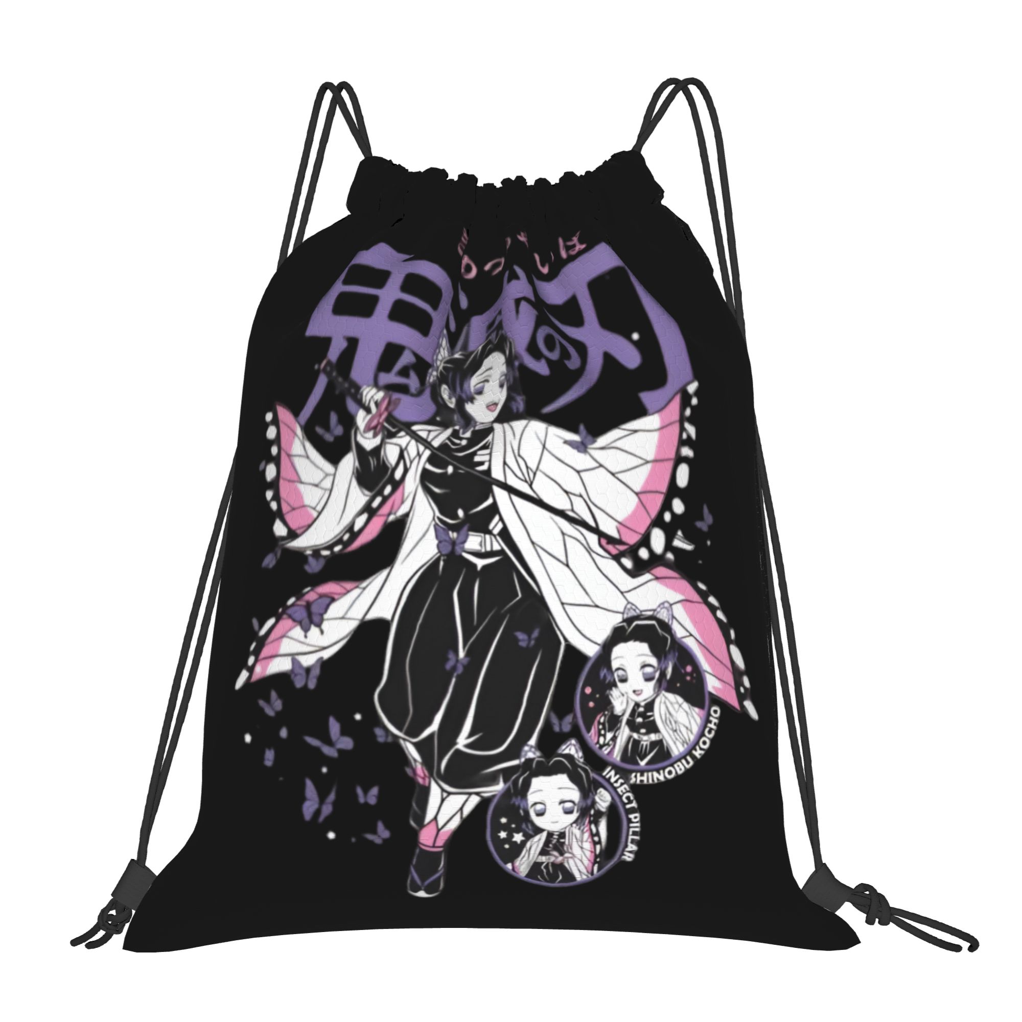 カスタムデーモンスレイヤーズ巾着バッグ女性男性軽量 Shin - Drawstring Gym Bag のレビューと価格