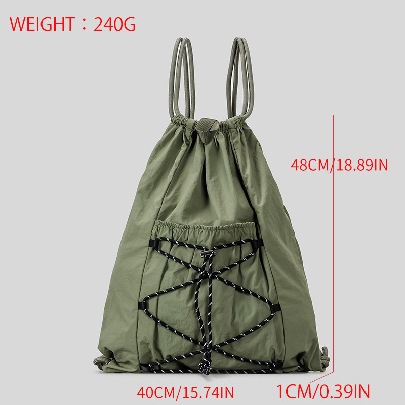 SHELKSBAG ユニセックス しわ加工ナイロン ドロース - Drawstring Gym Bag のレビューと価格